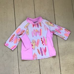Garnet Hill rash guard top size 10